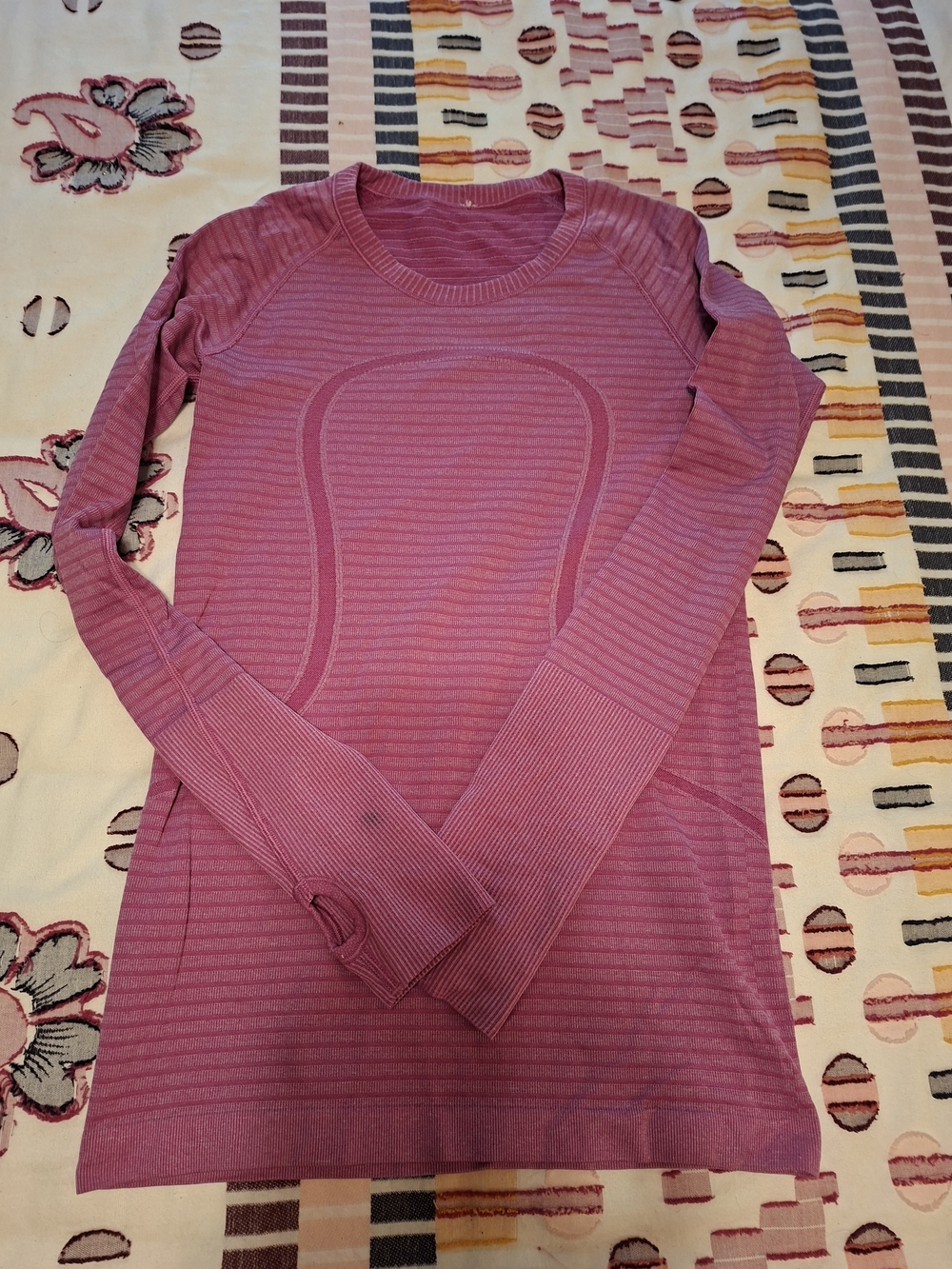 Lululemon Long Sleeve Swiftly Tech Top - Pink Size 4